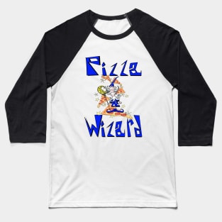 Pizza Wizard Baseball T-Shirt